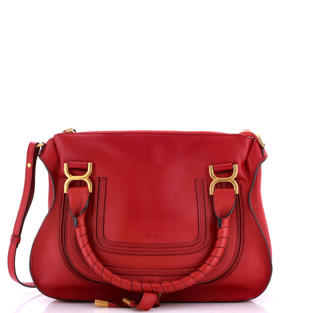 Chloe Marcie Satchel Leather Medium #366434C13B